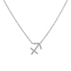 Crmya Cubic Zirconia Charm Chain Pendants 12 Zodiac Constellation Necklace Silver Gold Plated Jewelry For Womdn And Men - Image 18