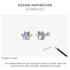 Brilliant Star Butterfly and Snowflake Stud Earrings in Multiple Designs - Image 27