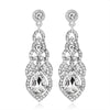 Champagne Crystal Earrings Gold Color Jewelry Female Bricons Wedding Long Big Drop Earrings For Women - Image 15