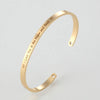 4mm Width Laser Engraved "I Love You To The Moon and Back " Personality Cuff Bangles Mantra Bracelets Men Women Gifts for Lovers - Image 5
