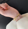 Silver Smooth Cuff Bangles for Women Men Shine Zirconia Star Open Bracelet Wedding Jewelry Pulseiras De - Image 6