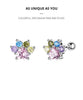 Brilliant Star Butterfly and Snowflake Stud Earrings in Multiple Designs - Image 24
