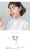 Modian Gold Color Rose Flower Jewelry For Women Charm Tree Leaf Classic Real 925 Sterling Silver Stud Earrings Gift