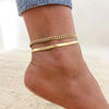Women Bohemia Stainless Steel Anklets, 2-3pcs/set Elegant Anklet On Foot Holidays Beach Jewelry,Adjustable Bracelet on Leg - Image 14