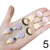 clip on earing girls children Pink jewelry child clip earrings Butterfly Shell Star flower ear clip for kids gift 5 Pairs - Image 16