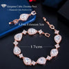 Waterdrop Cubic Zirconia Tennis Bracelet in Multiple Metal Tones - Image 5