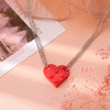 2Pcs Heart Brick Couples Love Necklace For Lovers Women Men Lego Elements Friends Necklaces Valentines Gift Jewelry - Image 13