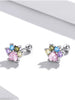 Brilliant Star Butterfly and Snowflake Stud Earrings in Multiple Designs - Image 23