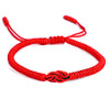 Tibetan Buddhist Love Charm Tibetan Thread Bracelets Bangles For Couples Concentric Knotted Budda Rope Bracelet - Image 8