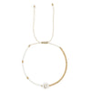 Simple Thin Bracelet Shell A-Z Initial Letter Charm Bracelets Jewelry for Women Gold Color Miyuki Beads - Image 12