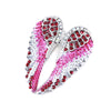 Zrm Angel Wings Creative Guardian Angel Wings Brooches Pin Rhinestone Crystal Diamante Jewellery Ladies - Image 4