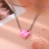 2Pcs Heart Brick Couples Love Necklace For Lovers Women Men Lego Elements Friends Necklaces Valentines Gift Jewelry - Image 8