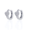 Crmya Gold Silver Filled Heart Hoop Earrings CZ Zircon Long Chain Stud Earings For Women Girls Jewelry - Image 22