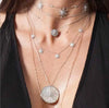 Bling CZ Paved 3pcs North Star Choker Double Chain Necklace for Women Modern Jewelry Gold Color Layer Chokers - Image 3