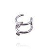 2pcs Stainless Steel Punk Rock Ear Clip Cuff Wrap Earrings No piercing-Clip On Cartilage Wrap Fake Earring - Image 13