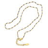 Hot Pink Stainless Steel Link Cable Chain Gold Color Satellite Enamel Beads Necklace for Women Chic Summer Gift - Image 14