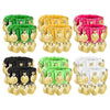1 Pair Belly Dance Wrist Ankle Cuffs Bracelet Chiffon Gold Coin Costume Accessory Valentine's Day Gift Jewelry Women Girl - Image 20