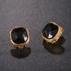 Square Crystal Clip on Earrings No Pierced for Women Girl Gold Silver Jet Color Alloy Ear Clips Wedding Jewelry - Image 7
