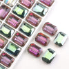 10Pcs Rectangular Beads 13x18mm Long Square Glass Bead Stone Faceted Crystal Jewelry Necklace Pendant Accessories - Image 19