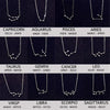 Simple Charm 12 Constellation Necklace For womne Star Zodiac Sign Necklace For Friend Gift - Image 2