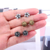 18/36/100Pairs Women Star Moon Small Plastic Stud Earrings Set Girl Children Cartoon Geometric Party Birthday Christmas Jewelry - Image 6
