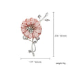 Handmade Cloth Art Fabric Flower Brooch For Women Ladies Korean Rose Floral Suit Shirt Corsage Collar Lapel Pins Wedding Jewelry
