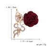 Handmade Cloth Art Fabric Flower Brooch For Women Ladies Korean Rose Floral Suit Shirt Corsage Collar Lapel Pins Wedding Jewelry
