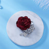 Handmade Cloth Art Fabric Flower Brooch For Women Ladies Korean Rose Floral Suit Shirt Corsage Collar Lapel Pins Wedding Jewelry