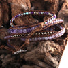Multi-Strand Beaded Wrap Bracelet in Mixed Colors - Image 24