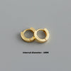 Minimalist Circle Hoop Earrings in 8 mm to 14 mm Sizes - Image 20