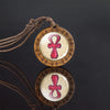 Ancient Egyptian Necklace Ankh Glass Dome Wooden Pendant Rope Chian Necklaces Egypt Cross Anubis Scarab Isis Goddess Jewelry - Image 15