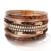 Crystal Snake Skin Leather Bracelets for Women Bohemian Multilayer Charm Bracelet Bangles Female Party Jewelry - Image 7