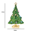 Snowing Christmas Tree Brooches Women Men Rhinestone Sparkling Tree Brooch Pins Year Gifts - Image 4
