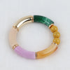 FishSheep Colorful Acrylic Bamboo Bracelets For Women Stretch Resin Beads Elbow Cuff Charm Bracelets Bangles Y2K Jewelry - Image 25