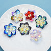 Shining Glass Flower Brooches For Women 14-color Beauty Office Party Brooch Pin Year Gifts - Image 6