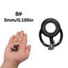 Black Sea Fishing Rod Guide Repair Kit Casting Tip Eye Rings Sets Stainless Steel Building 10 20pcs Freshwater Saltwater Fishing - Image 12