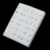 18/36/100Pairs Women Star Moon Small Plastic Stud Earrings Set Girl Children Cartoon Geometric Party Birthday Christmas Jewelry - Image 14