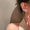 Rhinestone Tassel Ear Cuff Clip No Piercing - Image 8