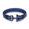 Navy Style Men Anchor Bracelet Woven Multilayer Leather Bracelets For Women Black Stainless Steel Sport Buckle - Image 8