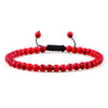 Adjustable 4 mm Beaded Stretch Bracelet in Multiple Color Styles - Image 15