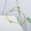 Sunflower Motif Anklet in Gold Tone Rose Gold Tone and Silver Tone - Image 5