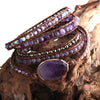 Bohemian Jewelry Boho Bracelet Mixed Stones And Charm Handma Wrap Bracelets Gift - Image 2