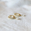 Simple Disc Dangle Earrings for Women Inlaid CZ Stone Female Accessories Versatile Daily Wearable Jewelry - Image 4