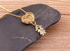 Family Pendant Necklace with Child Figure Combinations and Stone Accents - Image 52