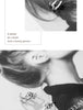 Modian Abstract Design Silver Earrings Real 925 Sterling Silver Punk Beads Charm Stud Earrings For Women Grils Fine Jewelry