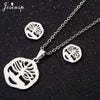 Charms Winter Snowflake Necklace Earrings Set for Women Girls Sweater Chain Jewelry Christmas Accessories - Image 23