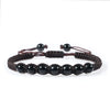 Men Black Bracelet Stone Onyx Lava Beaded Braided Bracelets Bangles Adjustable Rope Chain Handmade Jewelry - Image 8