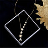 Stainless Steel Gold Color Multip Stars Zircon Necklace For Women Chain Choker Necklace Jewelry Gift - Image 5