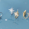 Shiny Zirconia Star Clip Earrings For Women Charm Female Korean Sweet No Pierced Ear cuff Cartilage Earrings Jewelry Accessories - Image 5