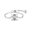 5 Style Clear CZ Link Chain Ring Silver Adjustable Charm Gold Color Rings For Women Wedding Jewelry - Image 11